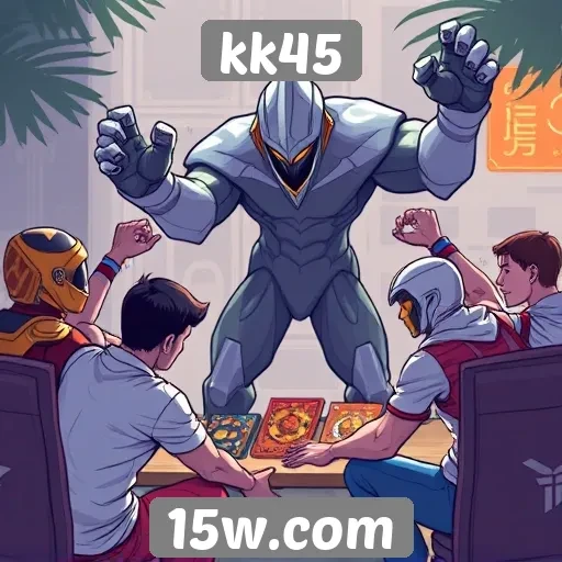 Exploração da comunidade online do kk45